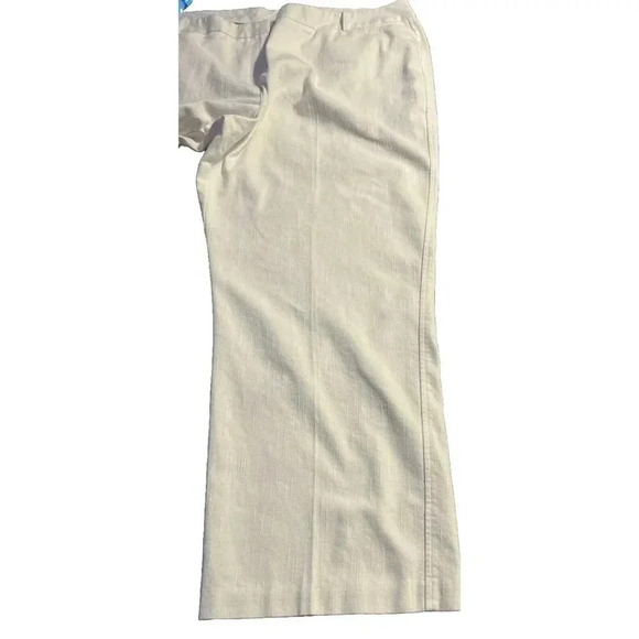 Worthington Pants Womens 24W Modern Fit Pants White Flat Front Straight Leg - Picture 6 of 13